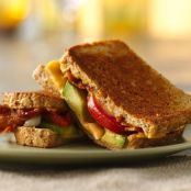 Bacon, Tomato and Avocado Grilled Cheese