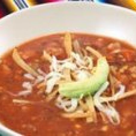 Easy Mexican Tortilla Soup with Roasted Chicken