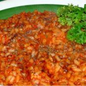 Risotto with Tomato Sauce