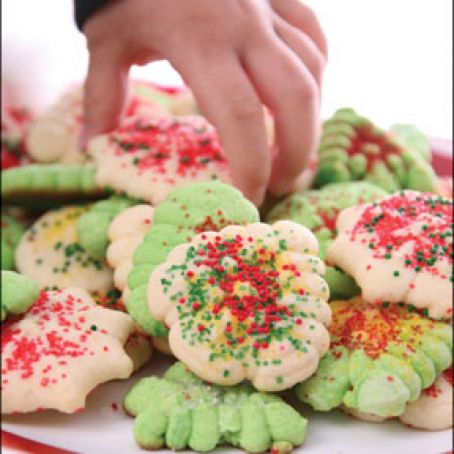 Buttery Spritz cookie - gluten/dairy free