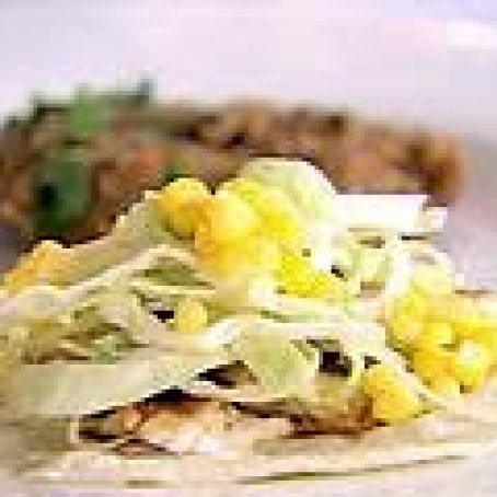 Fish Tacos with Chipotle Cream