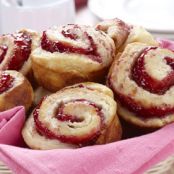 Raspberry Orange Pinwheels