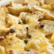 Breakfast Casserole with Mushrooms and Potatoes