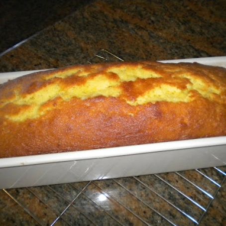 GLAZED ORANGE POUND CAKE