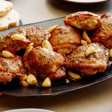 Roasted Garlic Clove Chicken