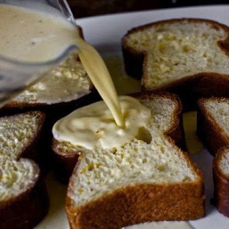 Crème brûlée french toasts
