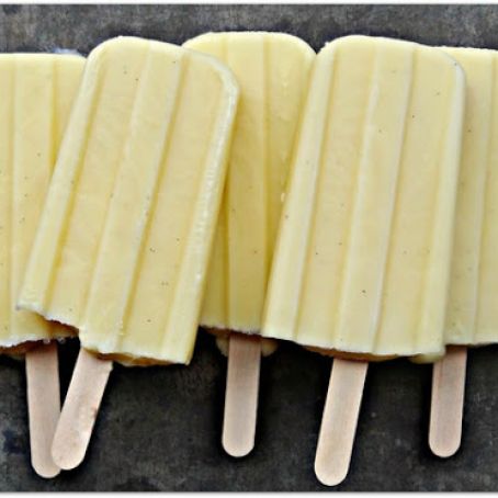 Vanilla Bean Frozen Custard Pops