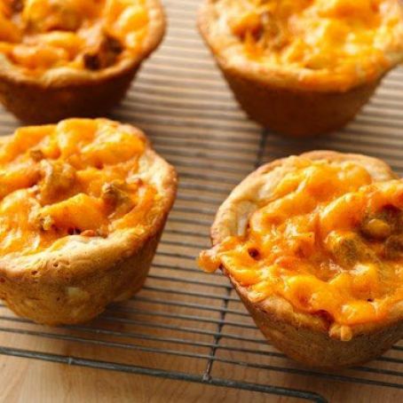 Chili & Cheese Mini Pasta Pies