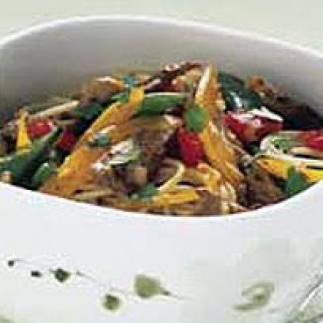 Beef & Noodles with Fresh Vegetables