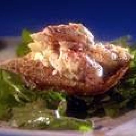 Fried Green Tomato and Crab Salad with Sumac Vinaigrette