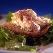 Fried Green Tomato and Crab Salad with Sumac Vinaigrette