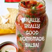 Homemade salsa