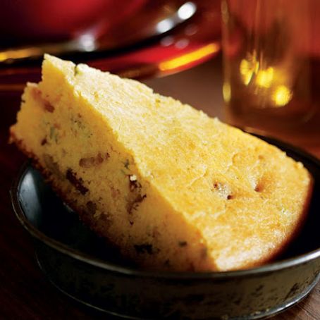 Cornbread with Scallions & Bacon