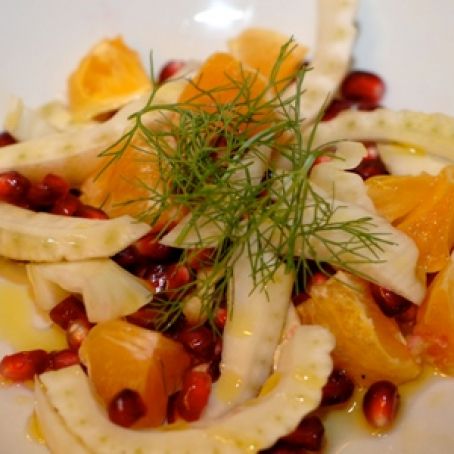 Fennel, Orange, Walnut, and Pomegranate Salad