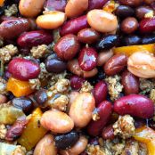 Crock Pot Beans with Ground Turkey