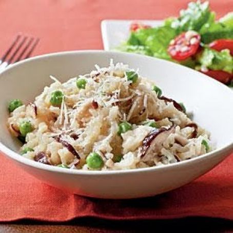 Shiitake and Sweet Pea Risotto