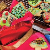Christmas Tree Spritz Cookies