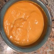 Pumpkin Soup with homemade puree