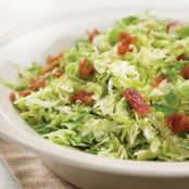 Shredded Brussels Sprouts with Bacon