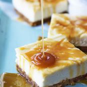 Salted Caramel Cheesecake Bars