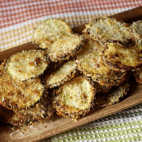 Zucchini Parmesan Crisps