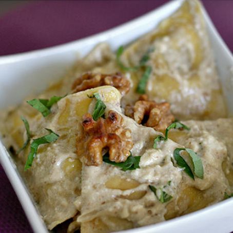 Walnut Cream Ravioli