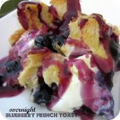 Overnight Blueberry French Toast Recipe