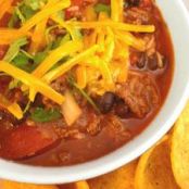 Black Bean and Rice Chili