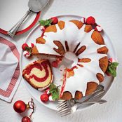 Red Velvet Marble Bundt Cake