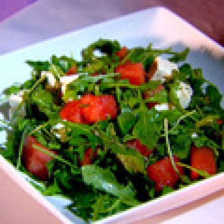 Arugula, Watermelon and Feta Salad