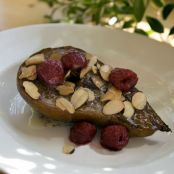 Roasted Pears Topped With Yummies