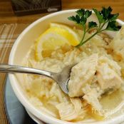 Homemade Chicken-Lemon Soup