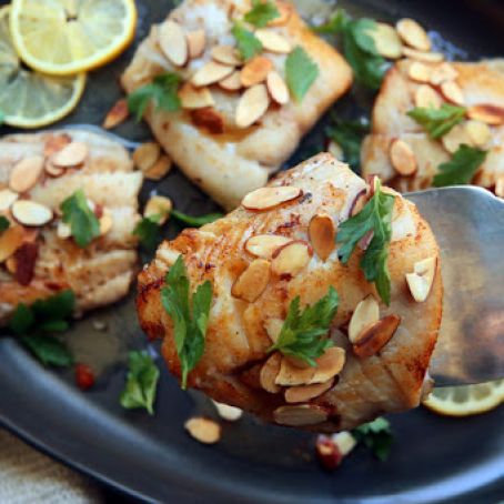 Fish With Toasted Almonds
