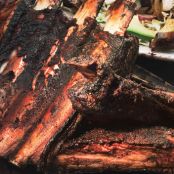 Dinosaur Bones with Chipotle-Cherry Barbecue Sauce