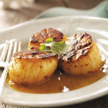 Southwestern Scallops Recipe