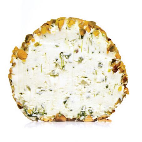 Green Goddess, Pistachio, and Goat Cheese Ball