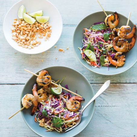 Vietnamese Slaw with Lemongrass Shrimp and Peanuts | Williams-Sonoma Taste