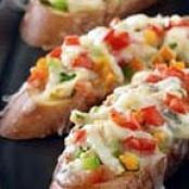 Crabby Pico de Gallo Bruschetta