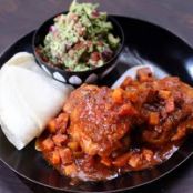 Chipotle Chicken Thighs with Chunky Guacamole