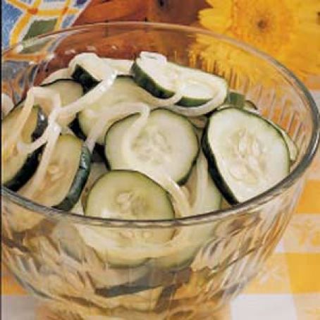 Refrigerator Cucumber Slices