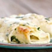 White Chicken Enchiladas