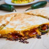 BBQ Chicken and Pineapple Quesadillas