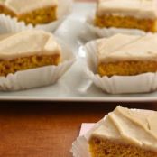 Orange-Spice Pumpkin Bars with Browned Butter Frosting