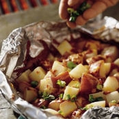 Grilled Smoky Cheddar Potatoes