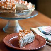 Roasted Banana Cream Pie With Butterscotch Ganache