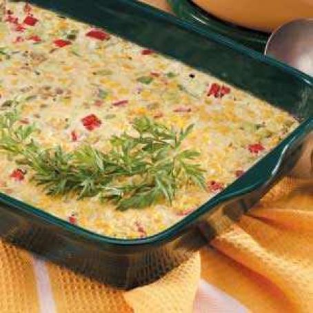 Three Pepper Corn Pudding