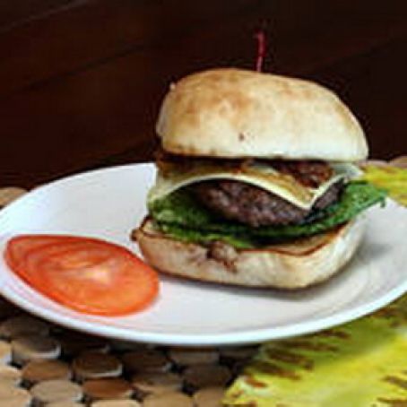Burgers With Caramelized Onions
