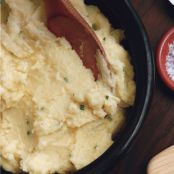 Creme Fraiche and Chive Mashed Potatoes