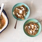 Apple Crumble with Hot Custard Recipe | SAVEUR