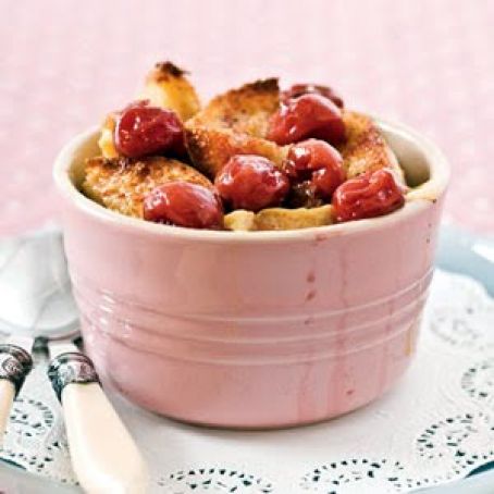 Cherry Bread Pudding